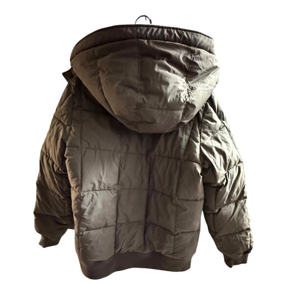Abercrombie Kids Brown Jacket Size 13/14 Sherpa Insulated Puffer Jacket - Picture 3 of 10
